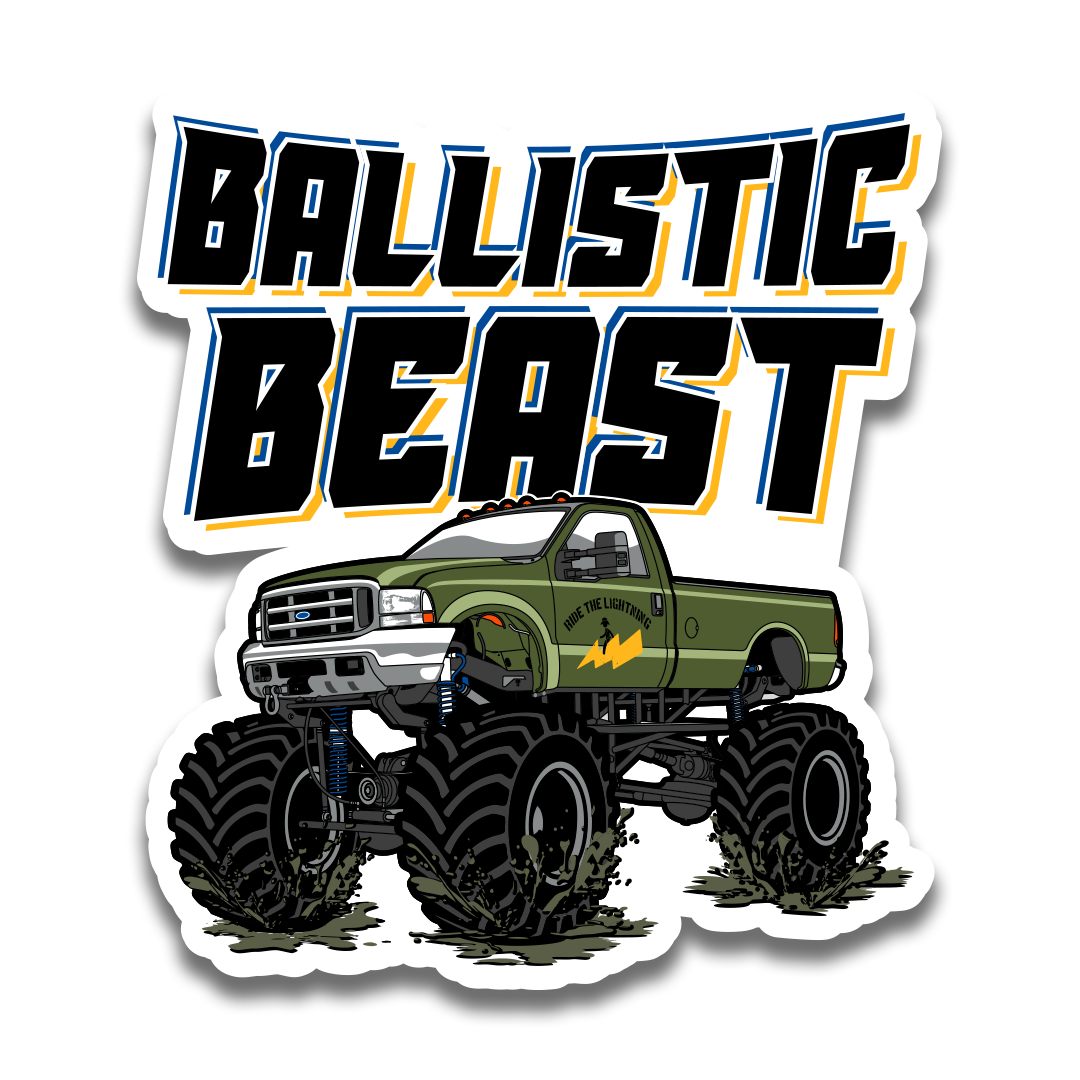 Empty Bit Beast Sticker Ballistic Beast Sticker
