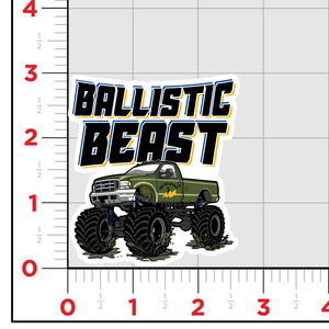 Ballistic Beast Sticker