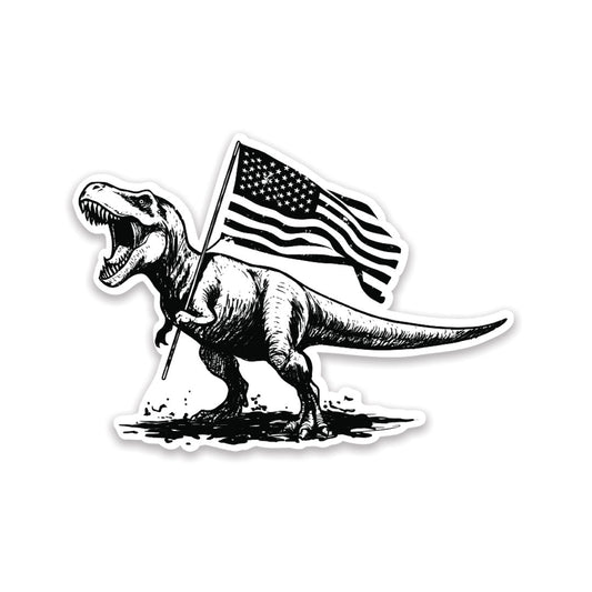 American T-Rex Sticker