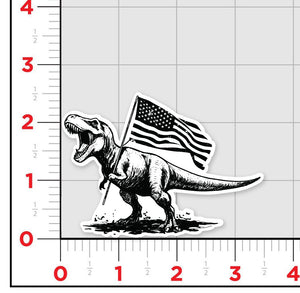 American T-Rex Sticker